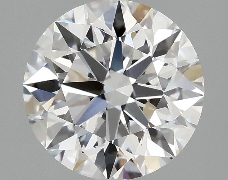 2.08 Carat Round Shaped Excellent Cut VVS2 IGI Certified Lab Grown Diamond