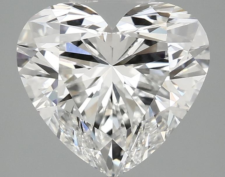 3.1 Carat Heart Shaped Ideal Cut VVS2 IGI Certified Lab Grown Diamond