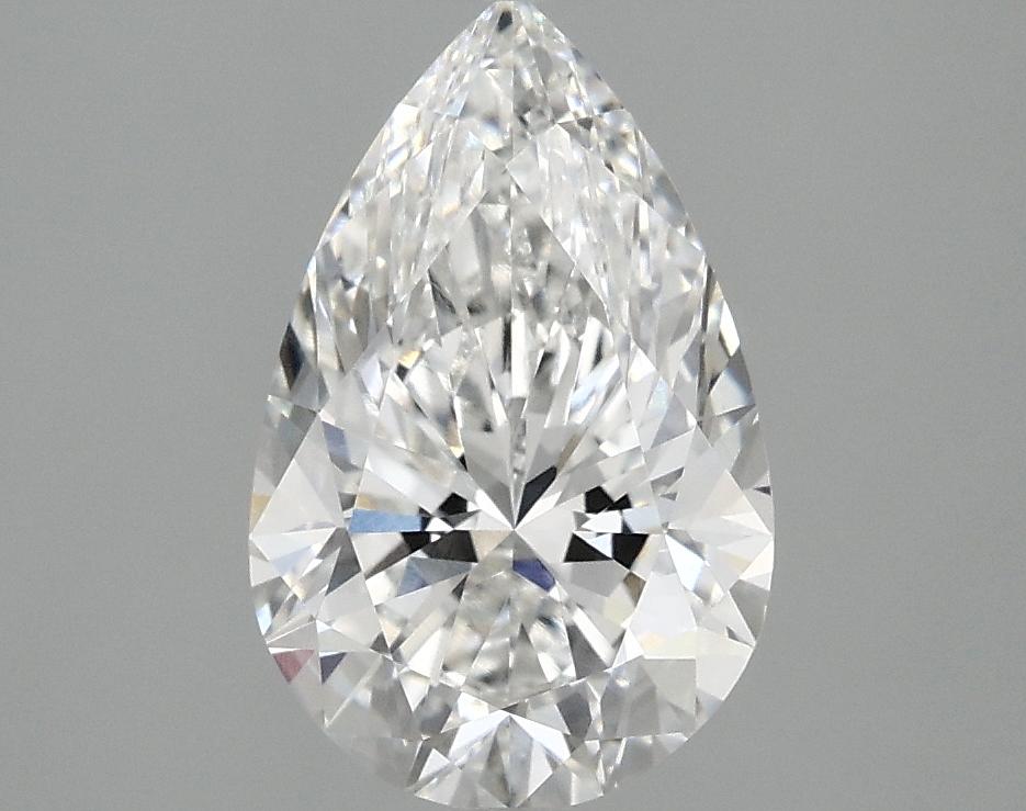 2.1 Carat Pear Shaped Ideal Cut VVS2 IGI Certified Lab Grown Diamond