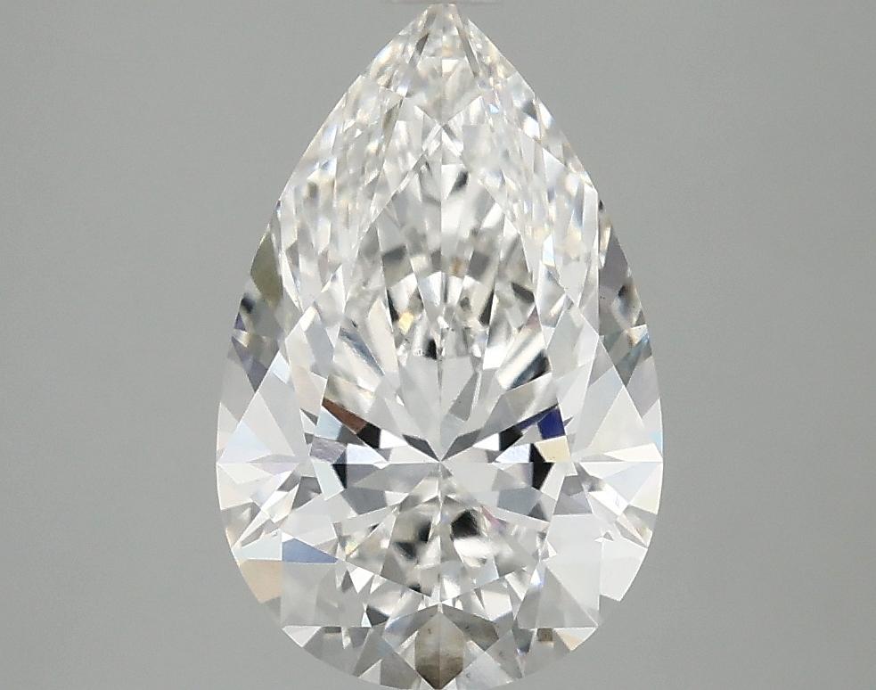 2.54 Carat Pear Shaped Ideal Cut VS2 IGI Certified Lab Grown Diamond