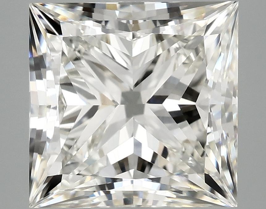 5.82 Carat Princess Shaped Ideal Cut VVS2 IGI Certified Lab Grown Diamond
