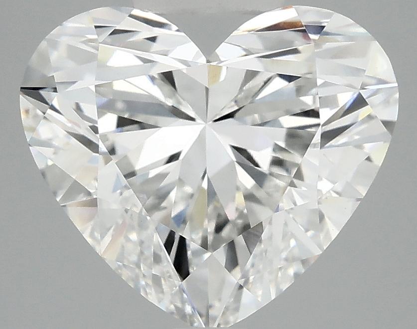 4.07 Carat Heart Shaped Ideal Cut VVS2 IGI Certified Lab Grown Diamond