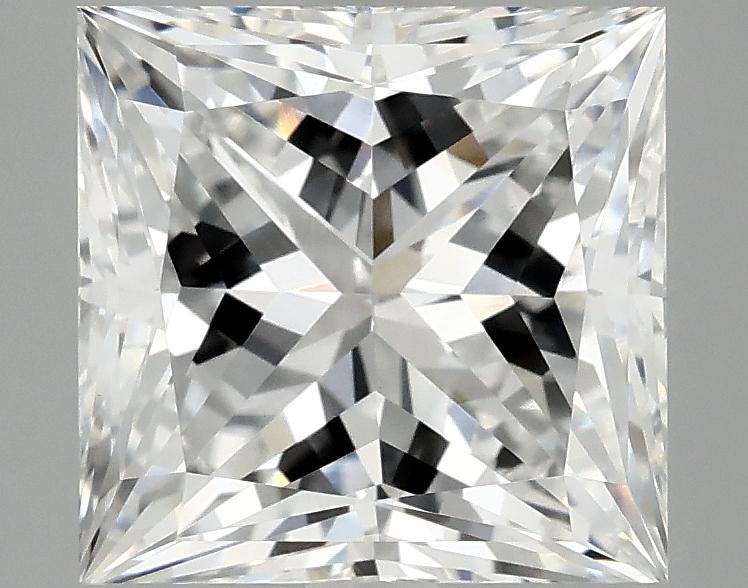 4.14 Carat Princess Shaped Ideal Cut VVS2 IGI Certified Lab Grown Diamond