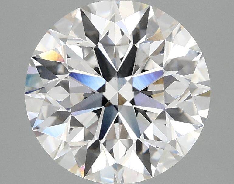 2.82 Carat Round Shaped Excellent Cut VVS2 IGI Certified Lab Grown Diamond