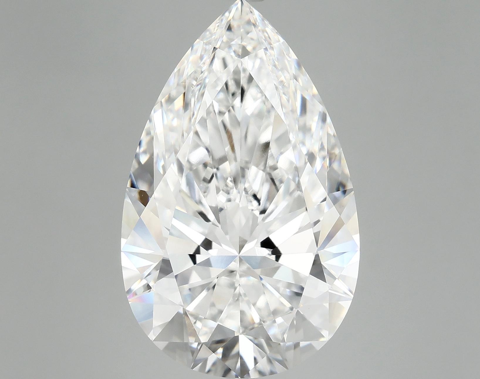 10.07 Carat Pear Shaped Ideal Cut VVS2 IGI Certified Lab Grown Diamond