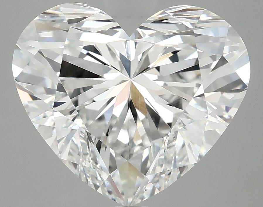5.07 Carat Heart Shaped Ideal Cut VVS2 IGI Certified Lab Grown Diamond