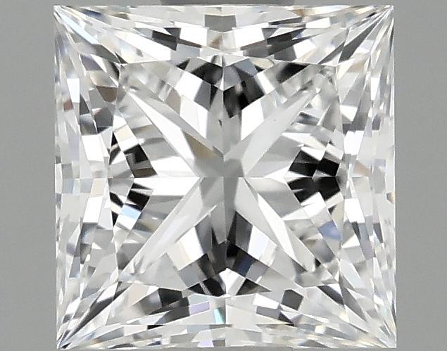 0.98 Carat Princess Shaped Ideal Cut VVS2 IGI Certified Lab Grown Diamond