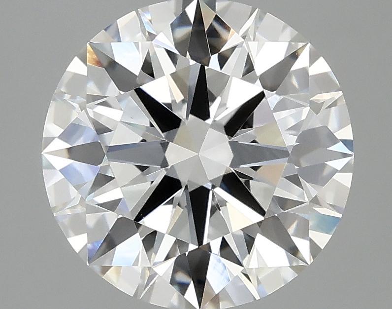 3.08 Carat Round Shaped Ideal Cut VVS2 IGI Certified Lab Grown Diamond