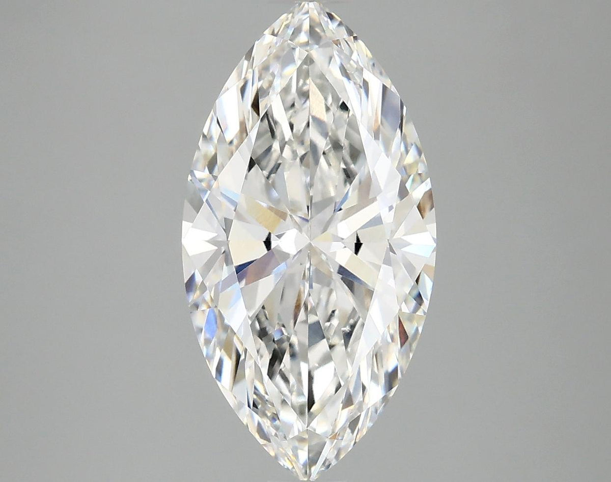 2.98 Carat Marquise Shaped Excellent Cut VVS2 IGI Certified Lab Grown Diamond