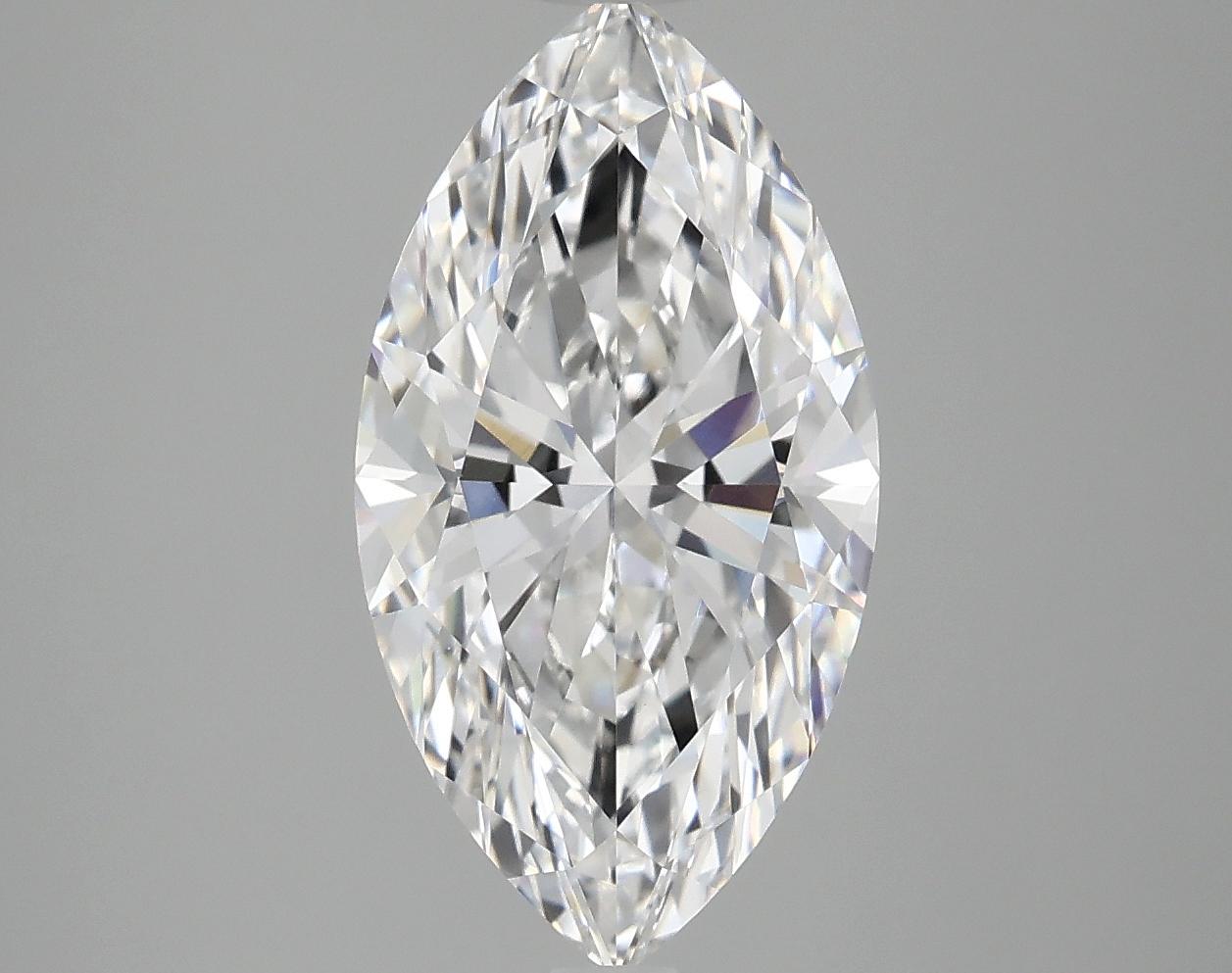 3.1 Carat Marquise Shaped Excellent Cut VVS2 IGI Certified Lab Grown Diamond