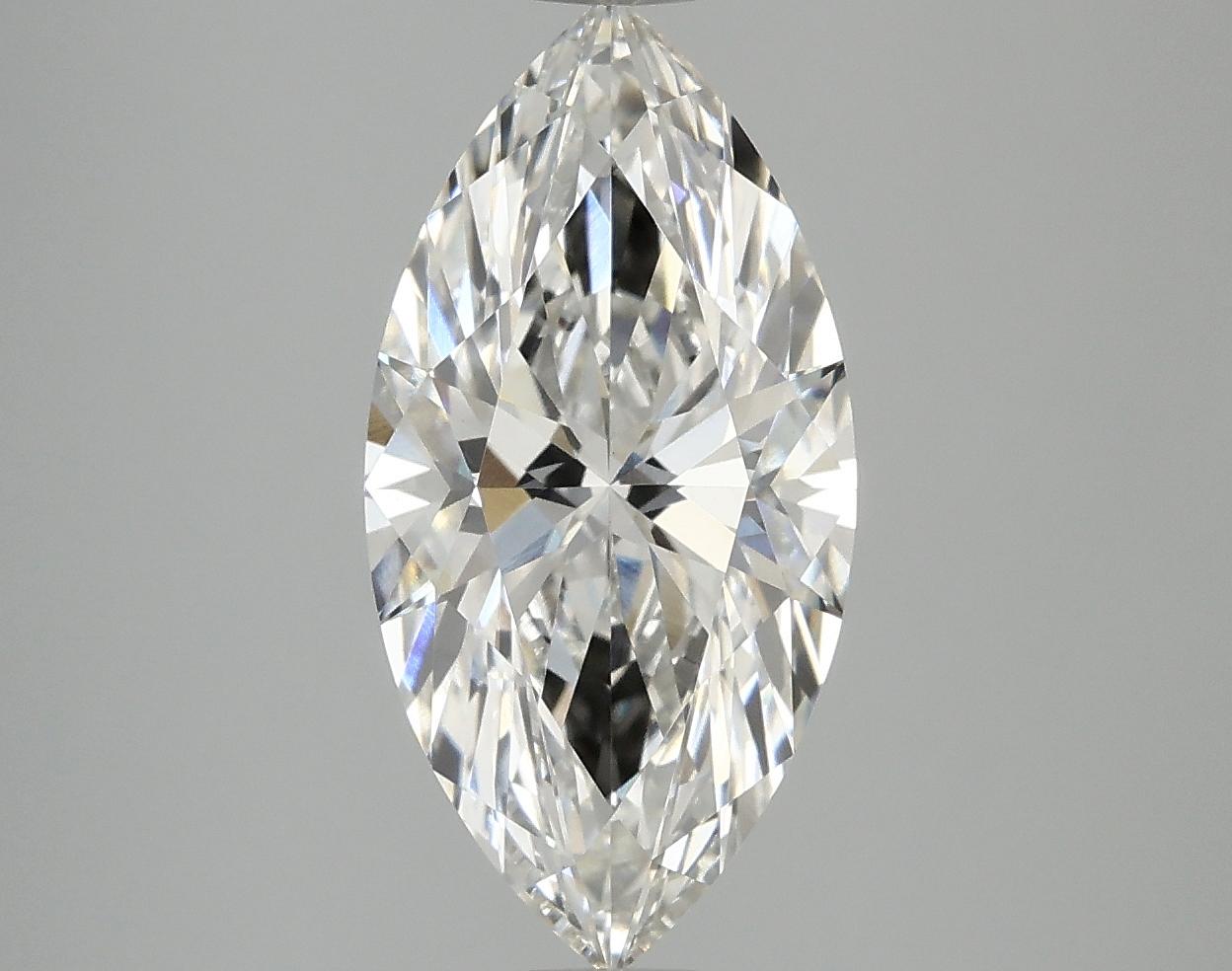 3.01 Carat Marquise Shaped Ideal Cut VVS2 IGI Certified Lab Grown Diamond