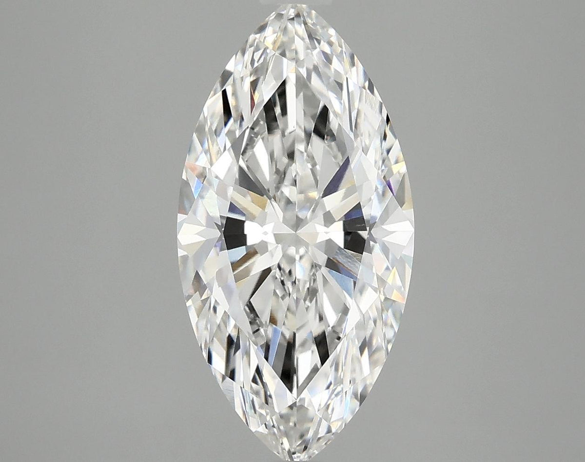 3.1 Carat Marquise Shaped Ideal Cut VVS2 IGI Certified Lab Grown Diamond