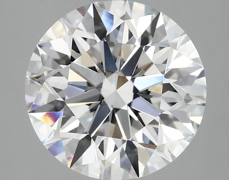 3.08 Carat Round Shaped Excellent Cut VVS2 IGI Certified Lab Grown Diamond