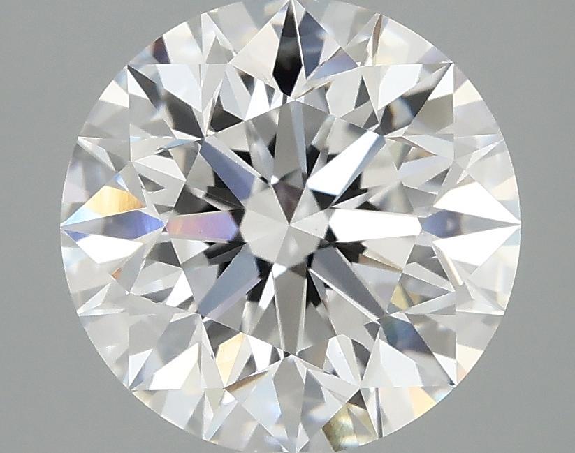 3.09 Carat Round Shaped Excellent Cut VVS2 IGI Certified Lab Grown Diamond