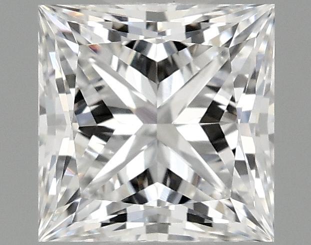 0.98 Carat Princess Shaped Ideal Cut VVS2 IGI Certified Lab Grown Diamond