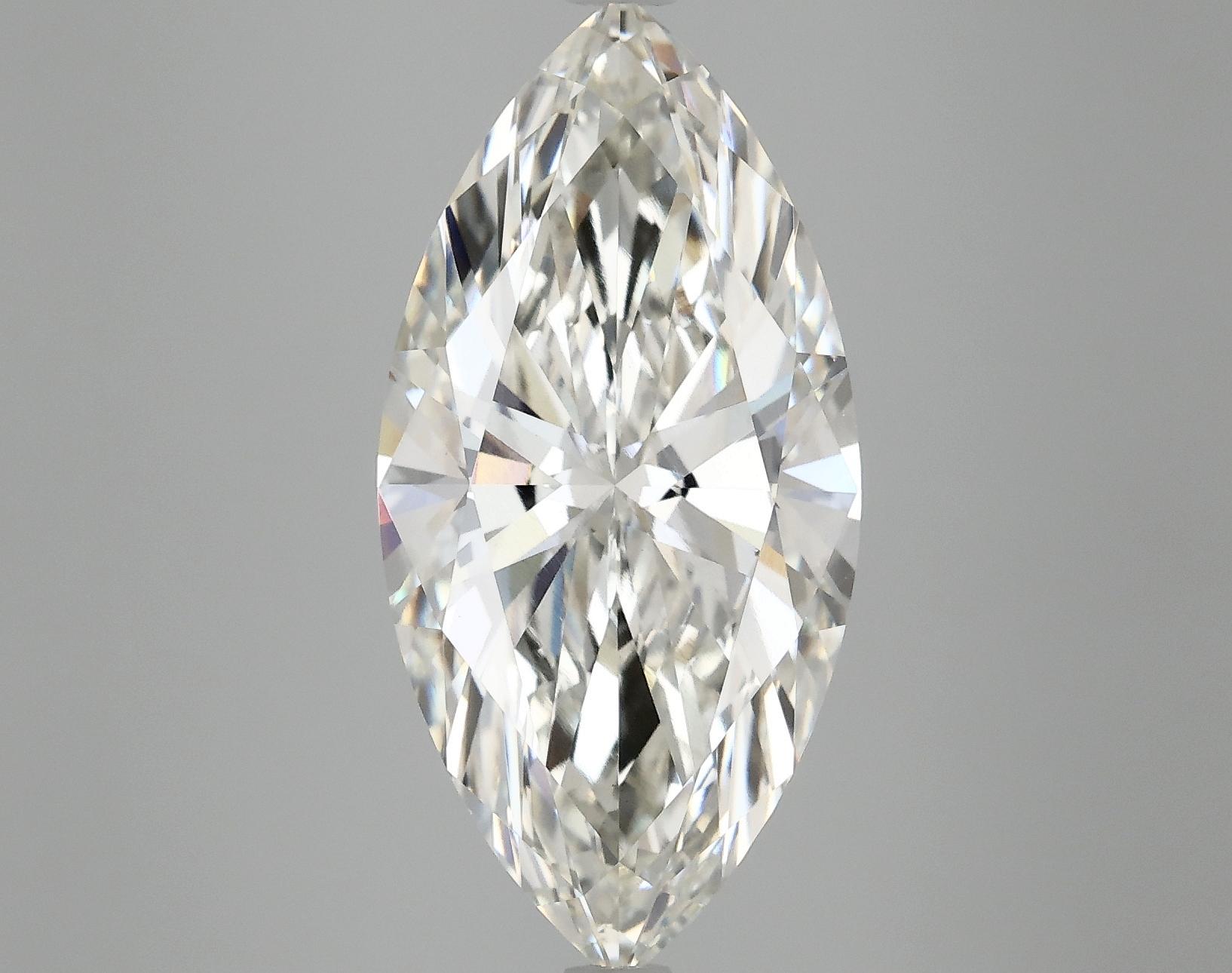 6.04 Carat Marquise Shaped Ideal Cut VVS2 IGI Certified Lab Grown Diamond