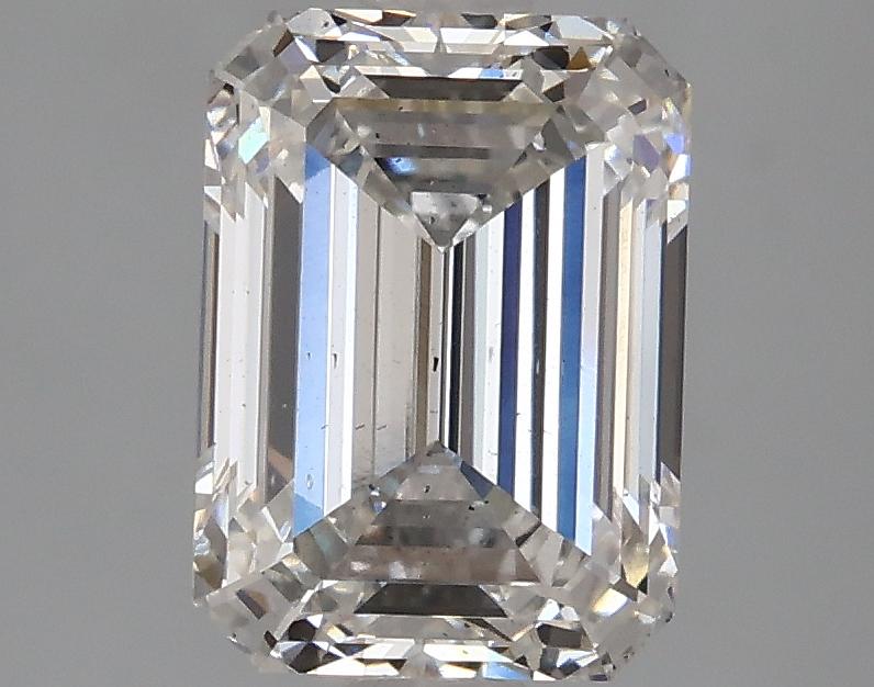 2.5 Carat Emerald Shaped Excellent Cut SI1 IGI Certified Lab Grown Diamond