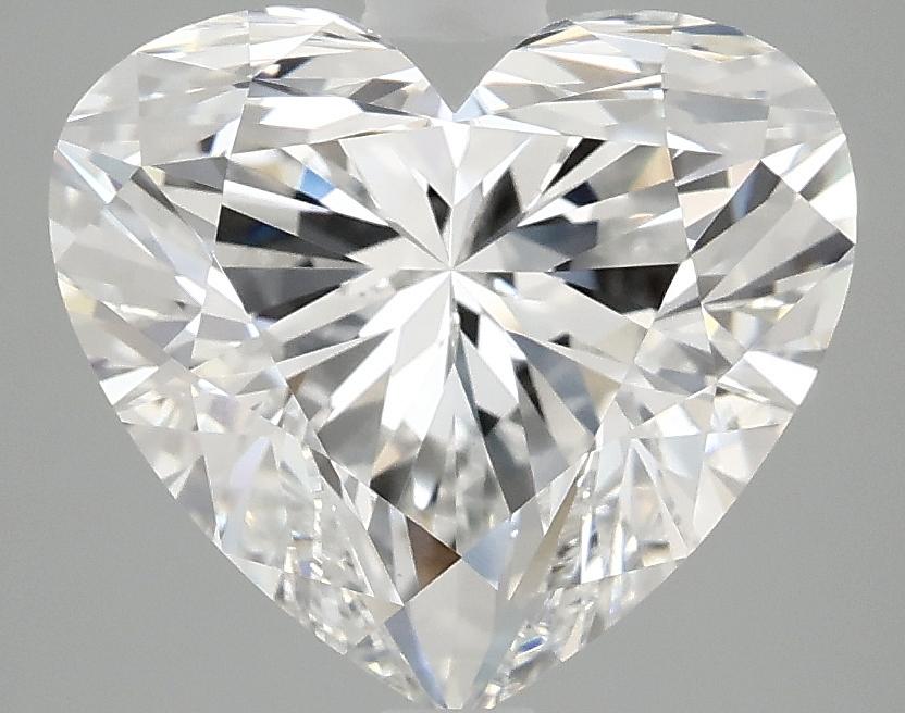 4.15 Carat Heart Shaped Ideal Cut VVS2 IGI Certified Lab Grown Diamond