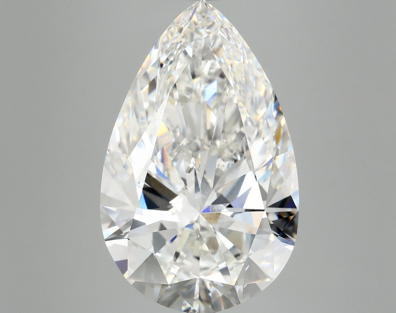 10.33 Carat Pear Shaped Ideal Cut VS2 IGI Certified Lab Grown Diamond