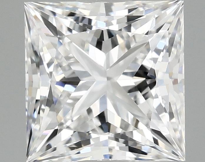 1.59 Carat Princess Shaped Ideal Cut VVS2 IGI Certified Lab Grown Diamond