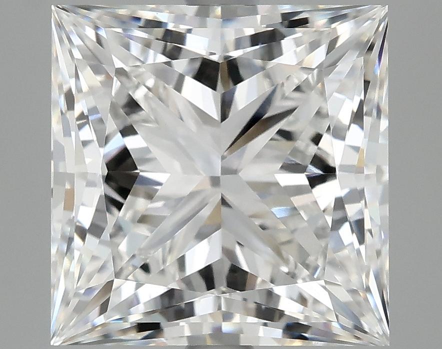 5.09 Carat Princess Shaped Ideal Cut VVS2 IGI Certified Lab Grown Diamond
