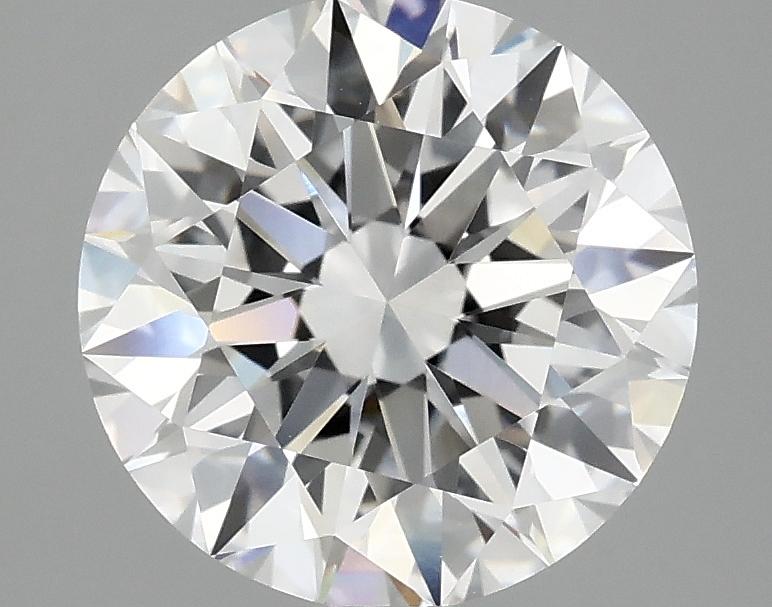 3.07 Carat Round Shaped Excellent Cut VVS2 IGI Certified Lab Grown Diamond