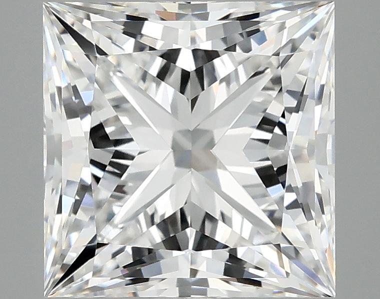4.11 Carat Princess Shaped Ideal Cut VVS2 IGI Certified Lab Grown Diamond