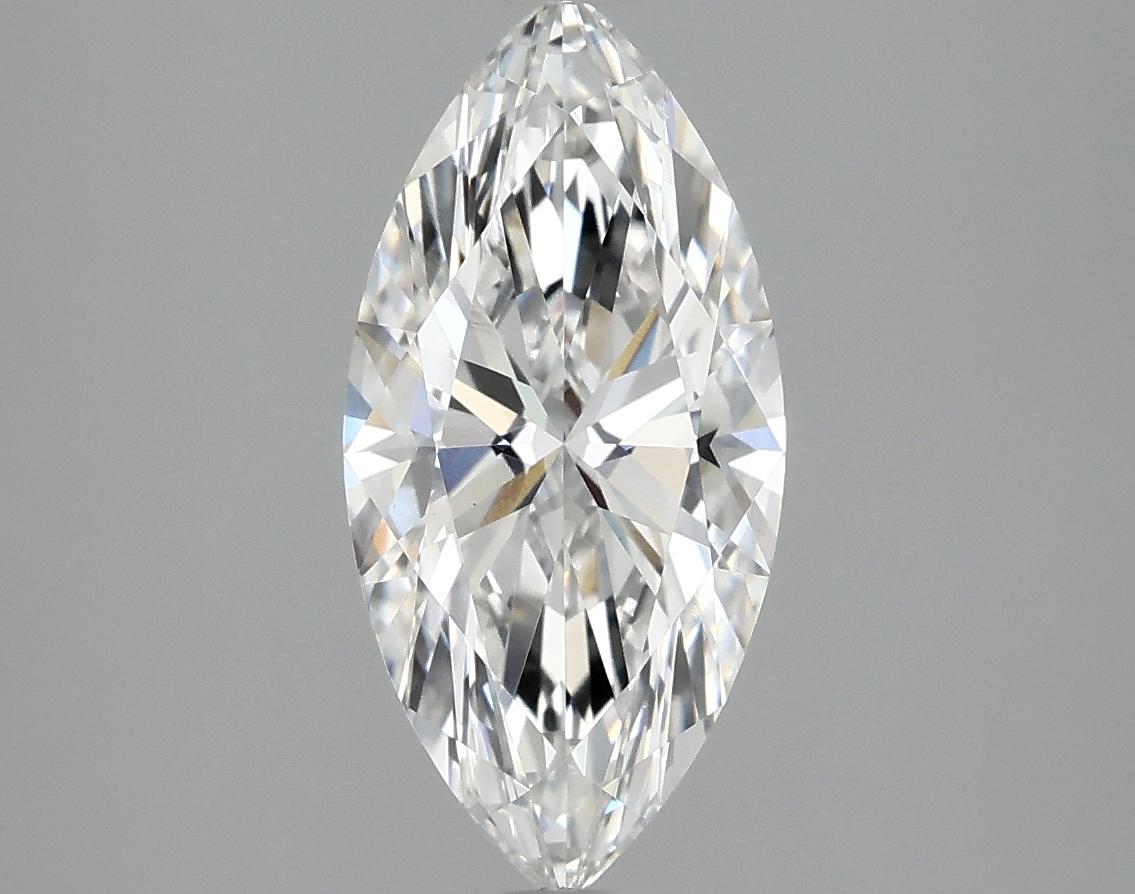 2.08 Carat Marquise Shaped Excellent Cut VS1 IGI Certified Lab Grown Diamond