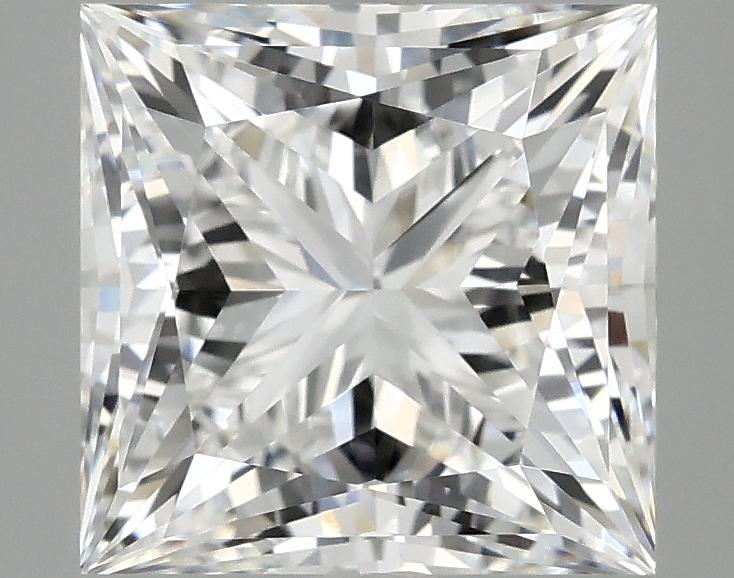 4.03 Carat Princess Shaped Ideal Cut VVS2 IGI Certified Lab Grown Diamond