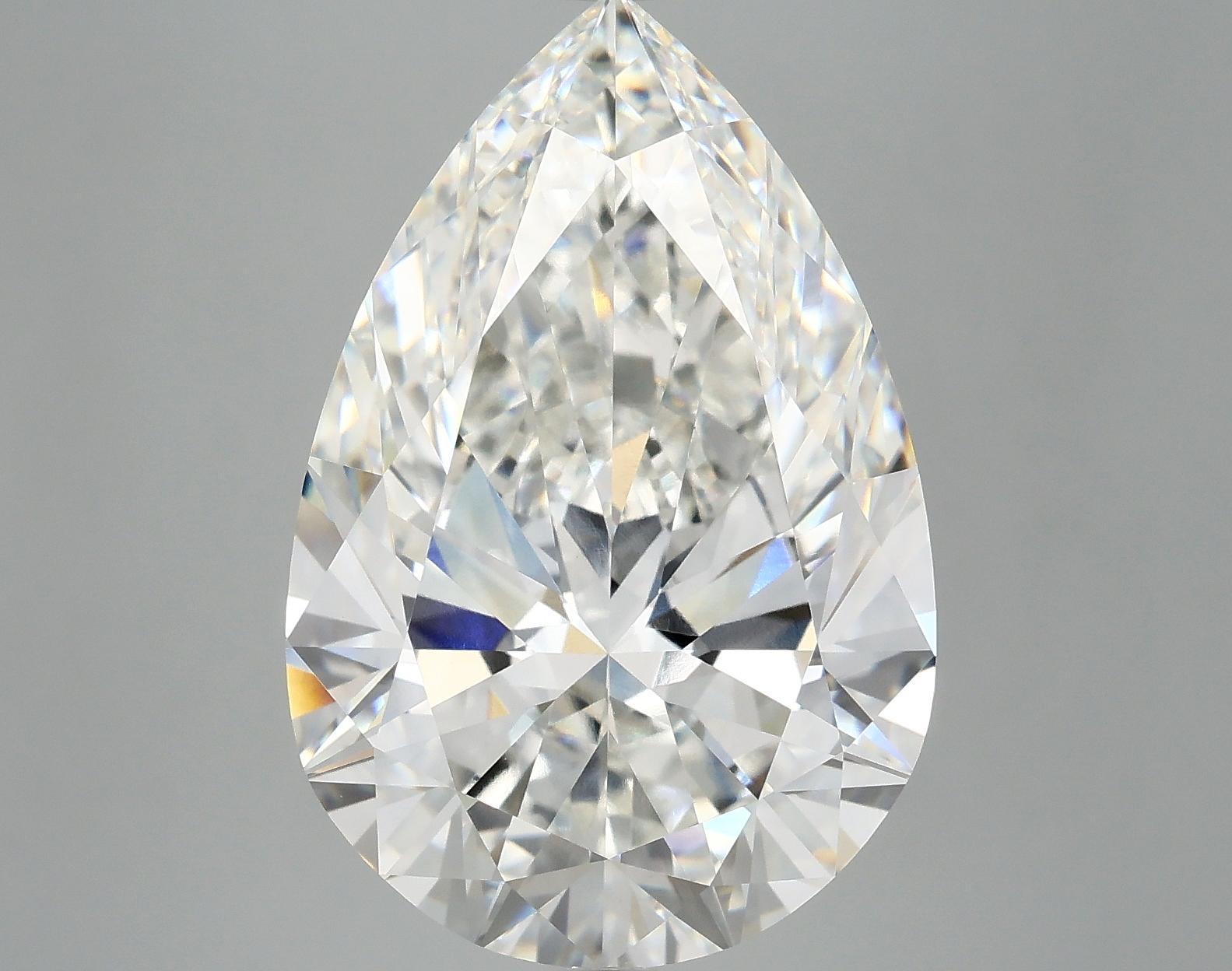 10.02 Carat Pear Shaped Excellent Cut VVS2 IGI Certified Lab Grown Diamond