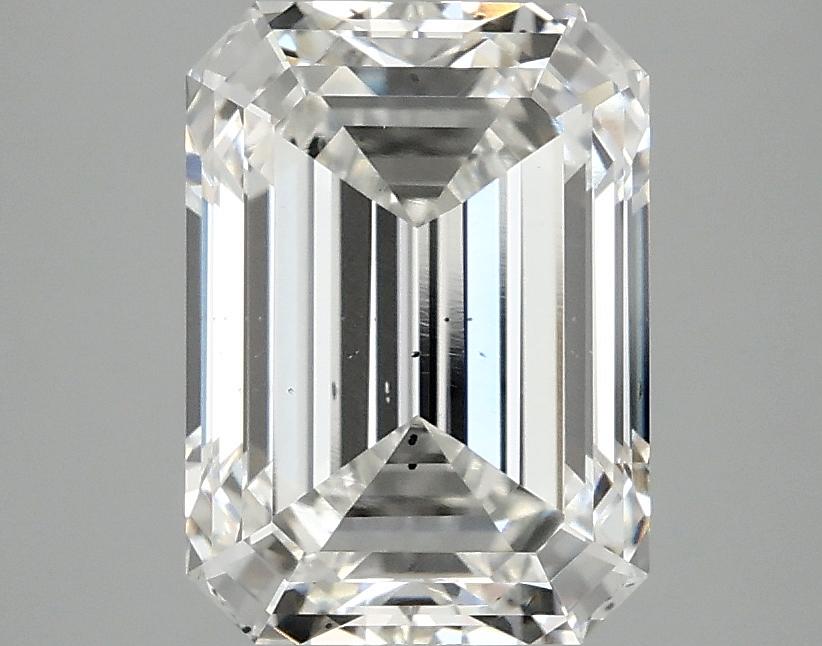 3.09 Carat Emerald Shaped Excellent Cut SI1 IGI Certified Lab Grown Diamond