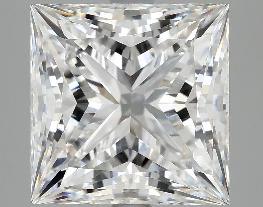 5.08 Carat Princess Shaped Ideal Cut VVS2 IGI Certified Lab Grown Diamond