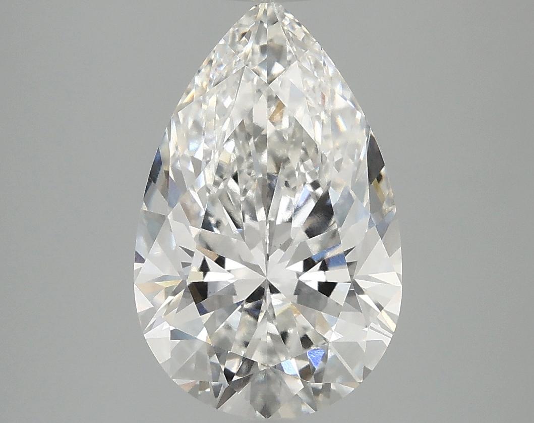 3.01 Carat Pear Shaped Ideal Cut VVS2 IGI Certified Lab Grown Diamond
