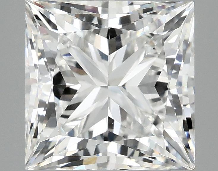 3.91 Carat Princess Shaped Ideal Cut VVS2 IGI Certified Lab Grown Diamond