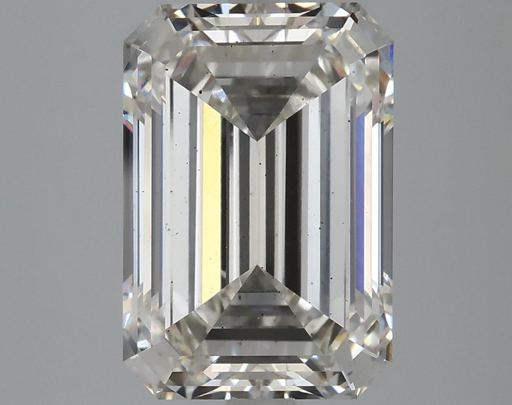 5.0 Carat Emerald Shaped Ideal Cut VS2 IGI Certified Lab Grown Diamond
