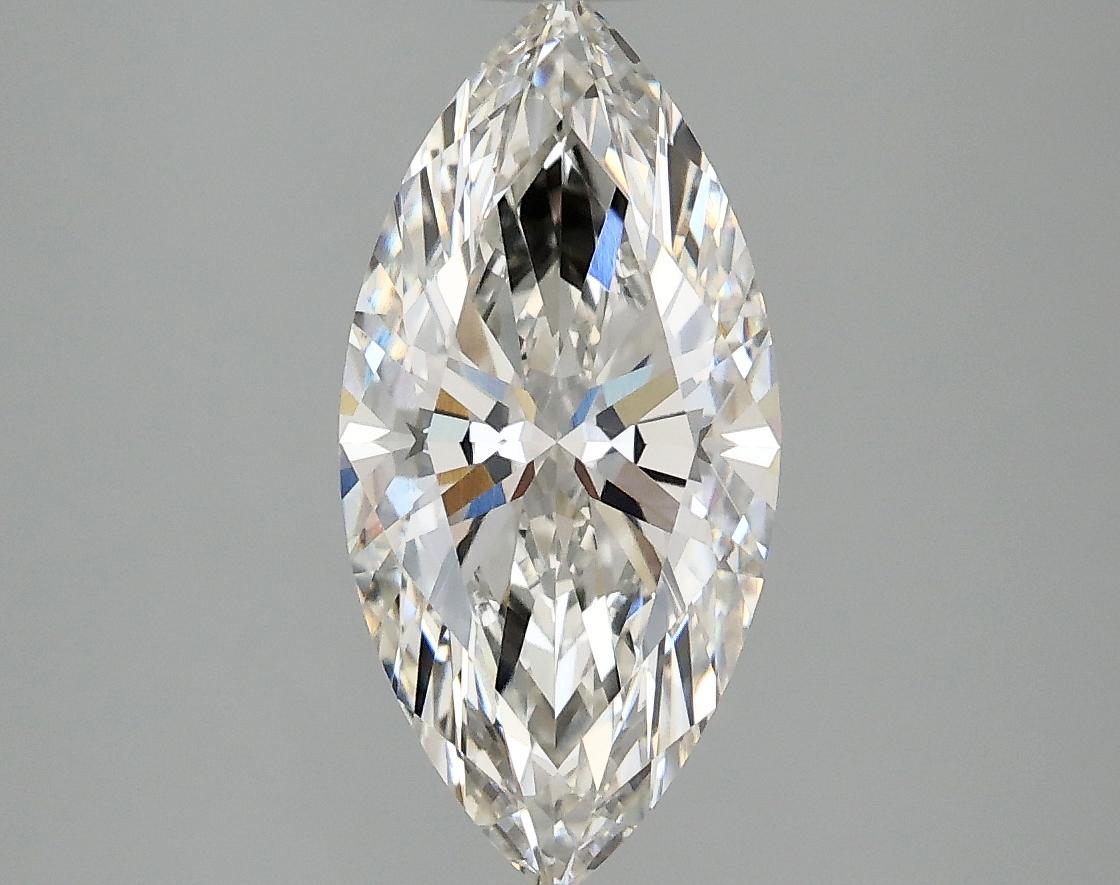 2.1 Carat Marquise Shaped Excellent Cut VVS2 IGI Certified Lab Grown Diamond