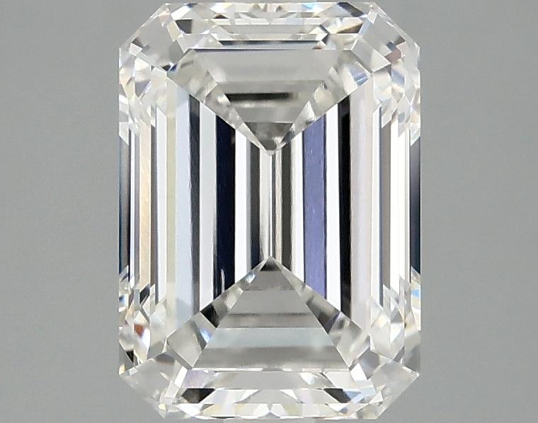2.5 Carat Emerald Shaped Excellent Cut VS2 IGI Certified Lab Grown Diamond