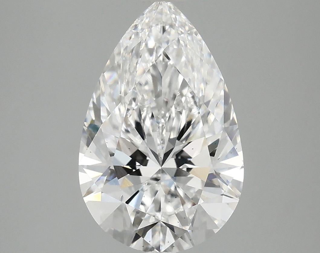 3.07 Carat Pear Shaped Ideal Cut VS2 IGI Certified Lab Grown Diamond