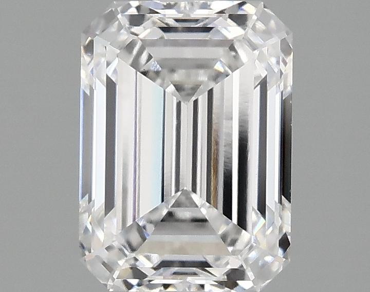2.06 Carat Emerald Shaped Excellent Cut VVS2 IGI Certified Lab Grown Diamond