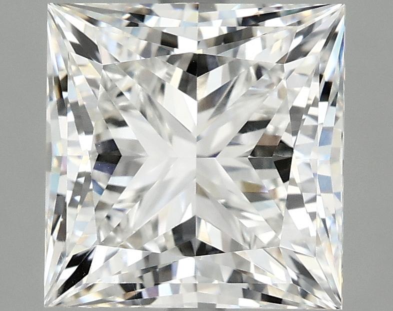 4.08 Carat Princess Shaped Ideal Cut VVS2 IGI Certified Lab Grown Diamond