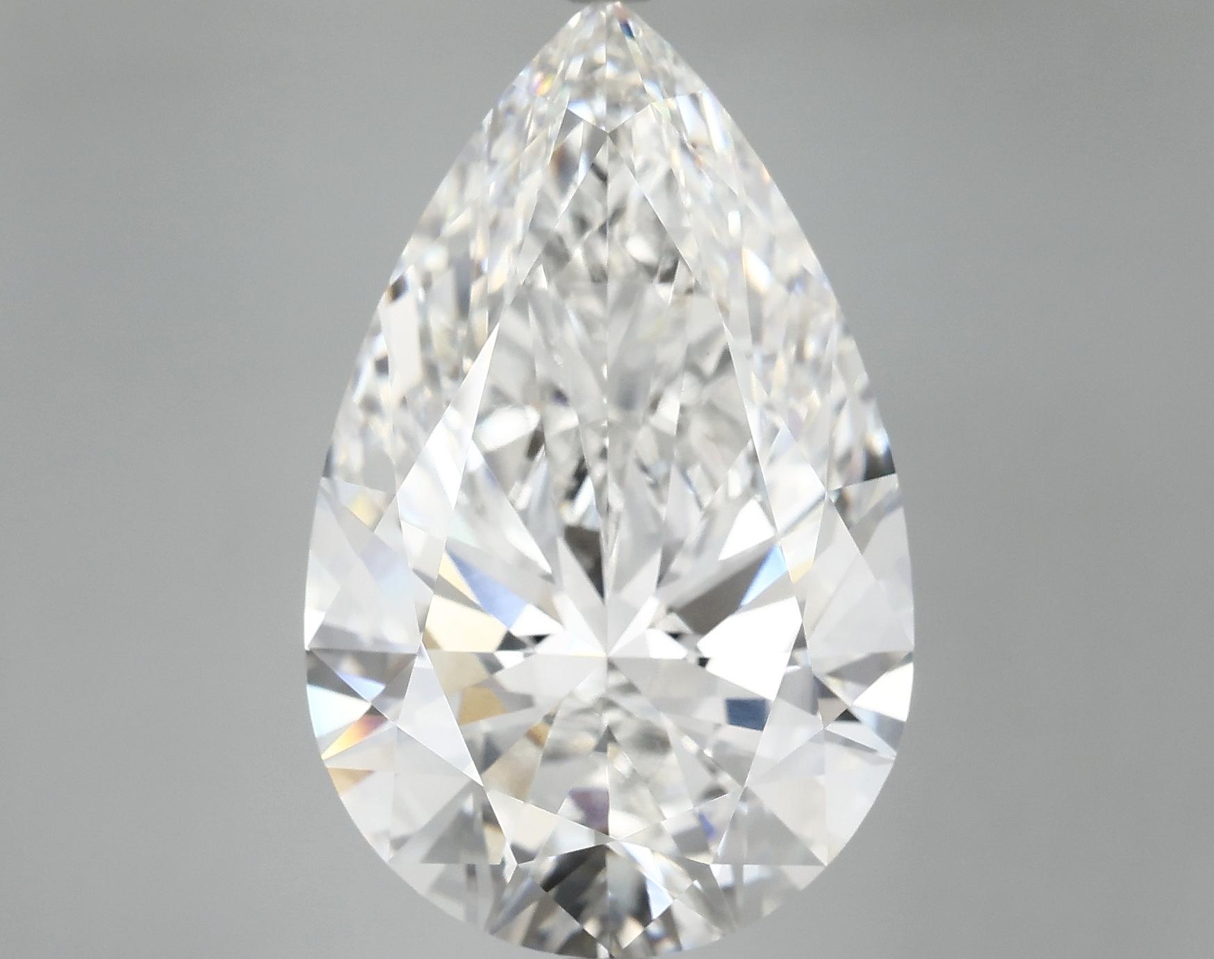 11.85 Carat Pear Shaped Ideal Cut VVS2 IGI Certified Lab Grown Diamond
