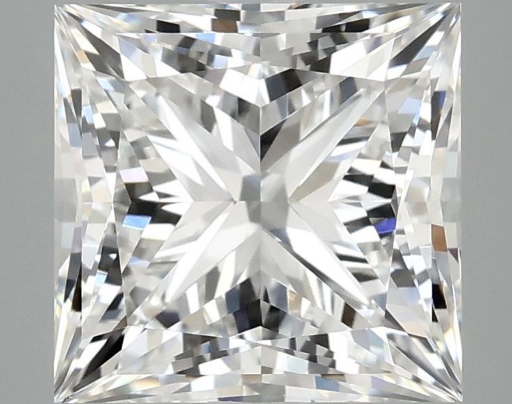 4.1 Carat Princess Shaped Ideal Cut VVS2 IGI Certified Lab Grown Diamond