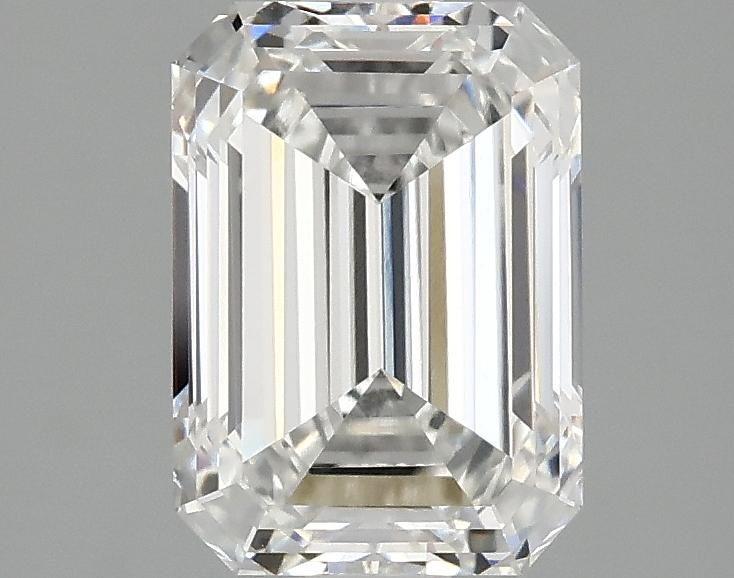 2.09 Carat Emerald Shaped Ideal Cut VVS2 IGI Certified Lab Grown Diamond