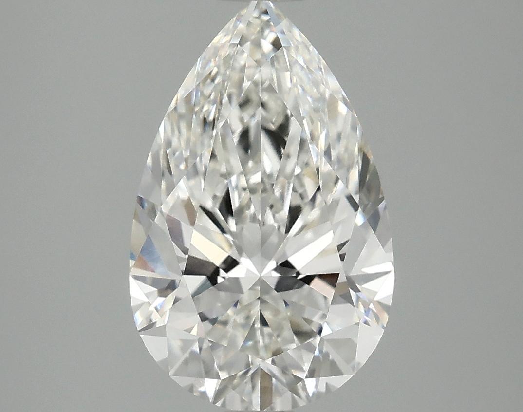 3.03 Carat Pear Shaped Ideal Cut VVS2 IGI Certified Lab Grown Diamond