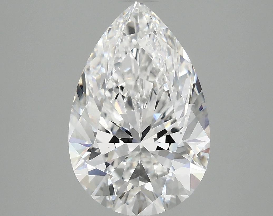 3.06 Carat Pear Shaped Excellent Cut VS1 IGI Certified Lab Grown Diamond