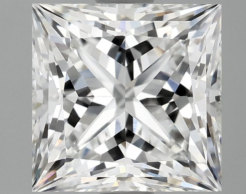 2.07 Carat Princess Shaped Ideal Cut VVS2 IGI Certified Lab Grown Diamond