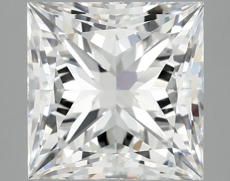 4.03 Carat Princess Shaped Ideal Cut VVS2 IGI Certified Lab Grown Diamond