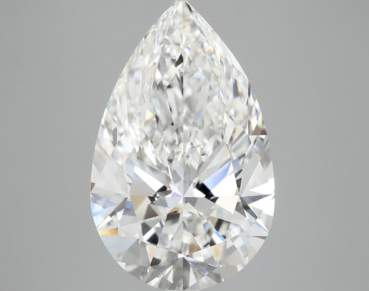 5.02 Carat Pear Shaped Ideal Cut VS1 IGI Certified Lab Grown Diamond