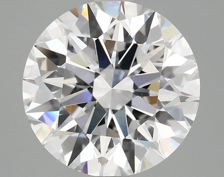 3.07 Carat Round Shaped Excellent Cut VVS2 IGI Certified Lab Grown Diamond