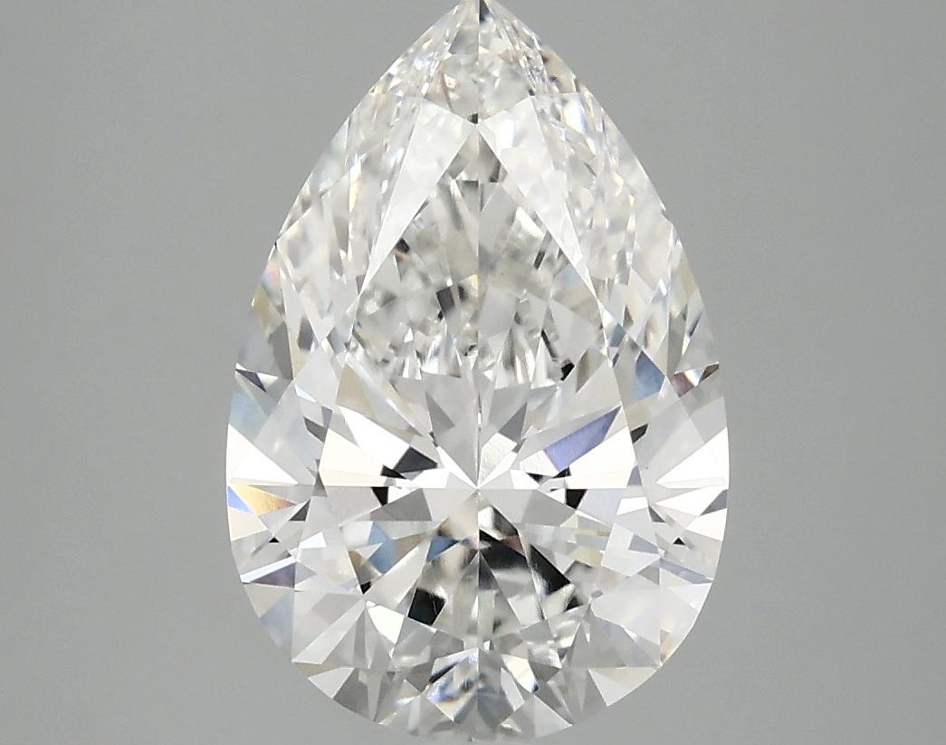 3.04 Carat Pear Shaped Excellent Cut VVS2 IGI Certified Lab Grown Diamond